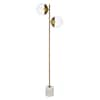 Living District Eclipse 2-Light Floor Lamp LD6115BR